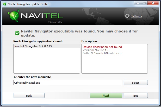 Навигатор навител с регистрации. Совместимость версий Navitel с версиями карт. Как включить навигатор Navitel модель nx6010.